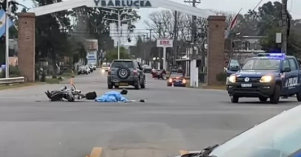 Accidente fatal entre una camioneta y una moto en el cruce de la Ruta 34 y 34s