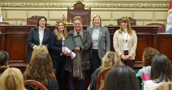 Diputados distinguió a una periodista de San Lorenzo con el premio Alfonsina Storni