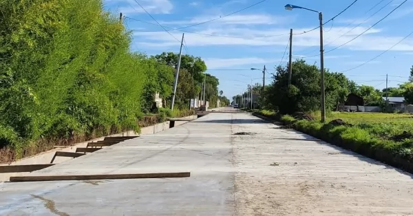 Realizan nuevas obras en calle Hamburgo de San Jerónimo Sud