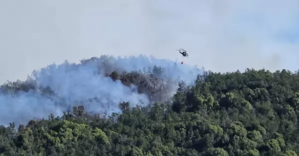 Sin control: el fuego ya consumió casi 6000 hectáreas en el Parque Nahuel Huapi