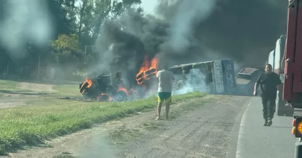 Tragedia en la Ruta 34: Dos muertos tras un choque entre dos camiones