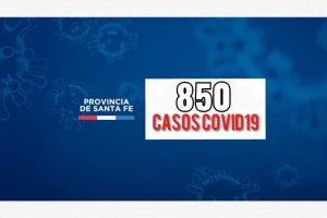 Lunes con 850 nuevos casos de Covid19 en la provincia de Santa Fe