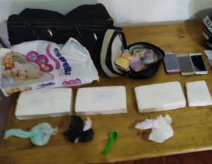 Dos detenidos con drogas, un auto y dinero en efectivo en un allanamiento en Copello