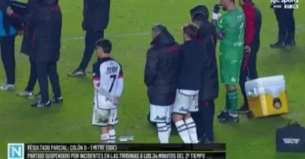 El partido entre Colón y Mitre se reanudó tras el escándalo 