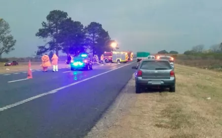 Dos muertos en un accidente en la autopista a la altura de Arocena