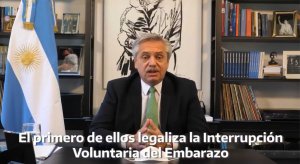 Alberto Fernández anunció el envío del proyecto de ley de legalización del aborto