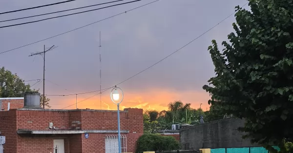 Luego del intenso calor, la región se encuentra bajo alerta naranja por tormentas 