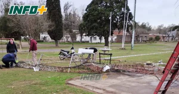 Pueblo Andino quedó sin radio local y sin internet porque derribaron una antena