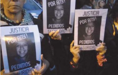 Marcha por Any Rivero a tres meses de su asesinato