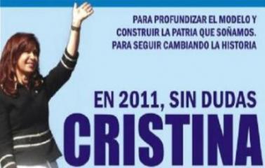Apoyo absoluto hacia Cristina Kirchner