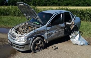 Timbúes: Cuatro heridos tras un accidente en la ruta 11