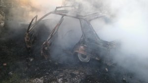 Se incendió un vehículo en la zona oeste de Capitán Bermúdez