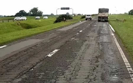 Tránsito: obras de repavimentación de calzada en Autopista Rosario Córdoba