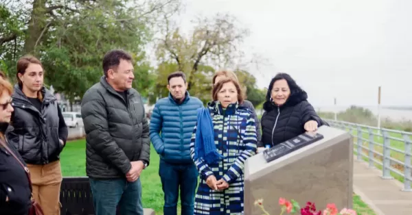 La Municipalidad de San Lorenzo inauguró un punto de memoria junto al Grupo Renacer 
