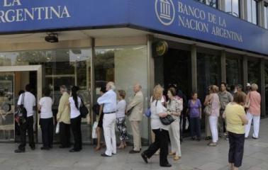 Paro de empleados del Banco Nación