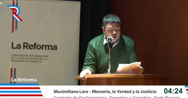 Reforma Constitucional: integrante del Espacio por la Memoria del Cordón Industrial expuso en audiencia pública