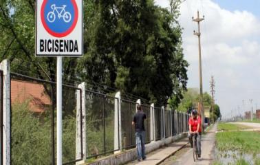 Presentan primer bicisenda en San Lorenzo