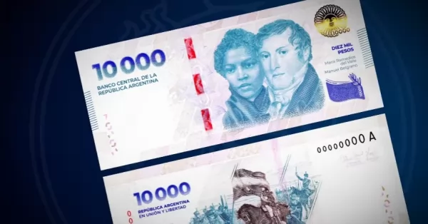 El Banco Central puso en circulación los billetes de 10 mil pesos ¿Cuáles son las medidas de seguridad?