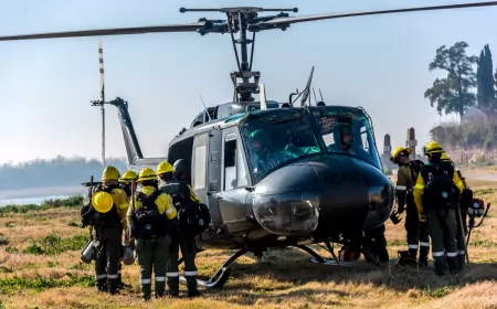 Rosario participa en la mesa de análisis y monitoreo de los incendios en las islas