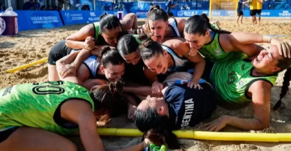 Beach handball: Las Kamikazes hicieron historia y ganaron el oro en los Juegos Mundiales de China