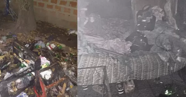 Se incendió una vivienda en barrio Norte de San Lorenzo