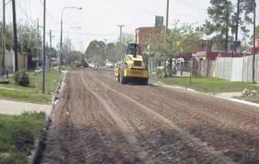 Comenzaron las obras en calle Chocón