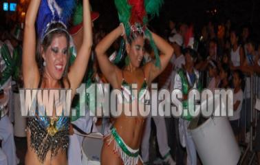 Noches de carnaval en Capitán Bermúdez