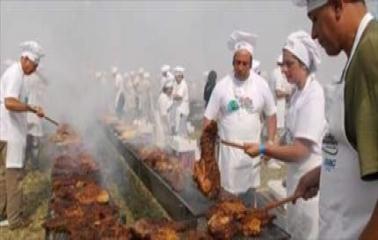 Argentina busca un nuevo récord, el asado