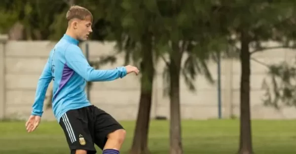 Santino De Ninis, el futbolista de Baigorria, fue convocado para dos amistosos con la Selección Sub15