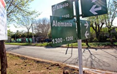 Avanza el plan de pavimentación en los barrios Norte e Islas Malvinas