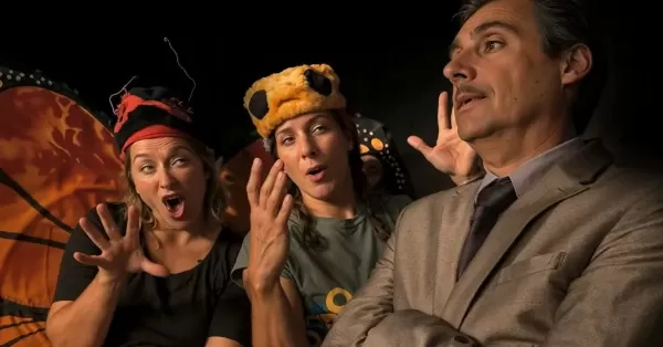 Teatro para toda la familia en Capitán Bermúdez: llega “La oruga, la mariposa y el hombre”
