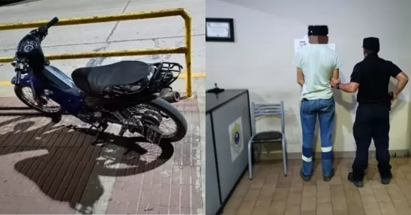 Detuvieron a un joven con una moto que tenía pedido de secuestro en Puerto San Martín 