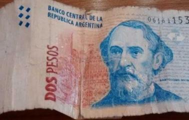 El Banco Central anunció que quitará de circulación el billete de dos pesos