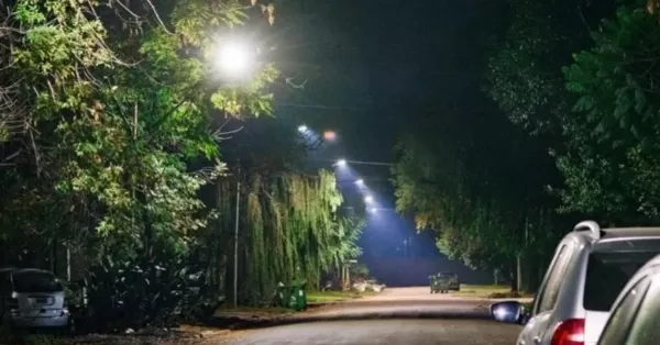 San Lorenzo: la totalidad de los barrios San Eduardo y Morando ya cuentan con luces led