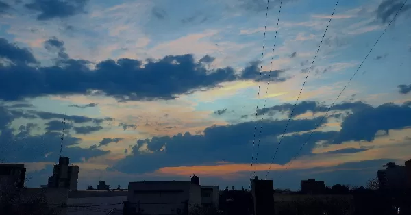 El martes trae nubes, humedad y ráfagas de viento 