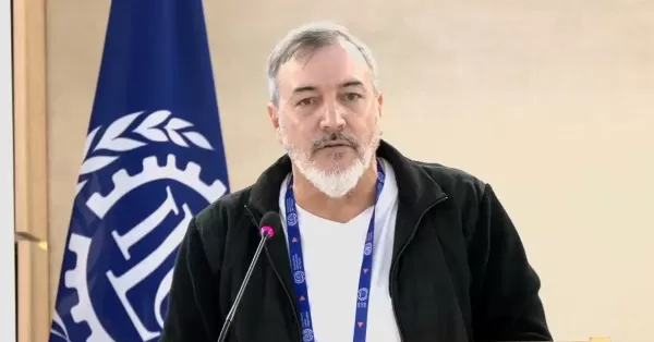 Rodolfo Aguiar denunció ante la OIT al Gobierno de Javier Milei: “En Argentina la democracia está en peligro”