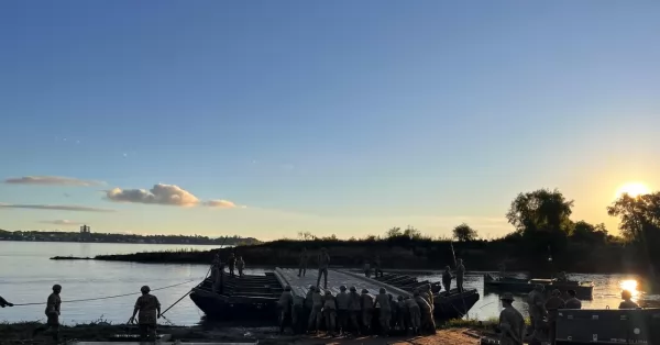 Continúa la búsqueda del sargento del Ejército desaparecido en el río Paraná a la altura de Santa Fe capital