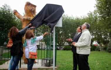 Descubrieron escultura en conmemoración a San Martín