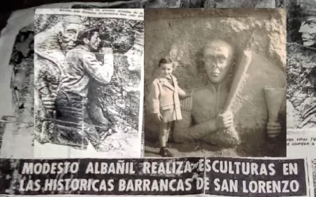 La historia de las esculturas de la barranca de San Lorenzo, que se llevó el Río Paraná