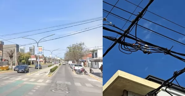 Se incendiaron los cables de luz durante la tarde de altas temperaturas en San Lorenzo 