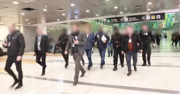 Bahía Blanca: Extraditan a tres narcos mexicanos tras trasladar una tonelada de cocaína en bobinas de acero