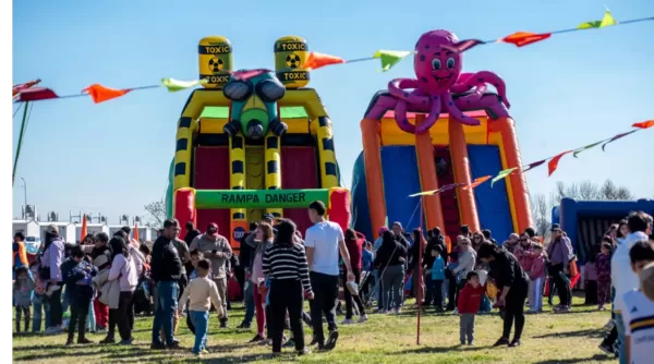 Timbúes festejó el Día de las Infancias con una gran fiesta en el Parque Comunal