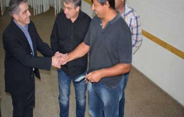 Traferri entregó 120 mil pesos en aportes al Club San Lorenzo de Roldán