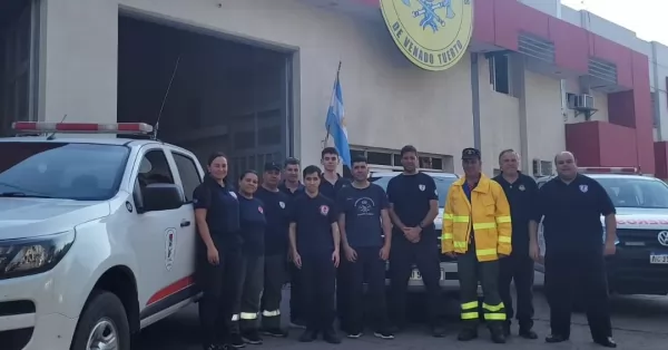 Santa Fe envió brigadistas para colaborar en el combate de los incendios en Córdoba