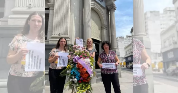 Diputada libertaria encabezó un “funeral” a la AFIP en Rosario 