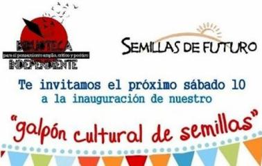 Capitán Bermúdez: Inauguración del “Galpón Cultural de Semillas”