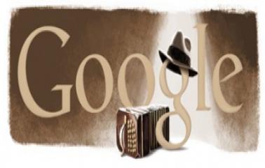 Google homenajea a Gardel en el día nacional del tango.