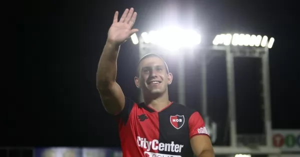 Giovani Chiaverano convirtió su primer gol en la primera de Newells