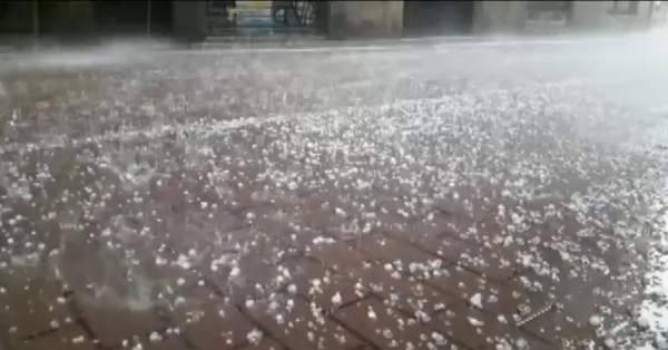 Esperan tormentas y lluvias con posible caída de granizo durante esta noche