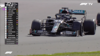 GP Bretaña: Lewis Hamilton ganó con un pinchazo en la rueda delantera